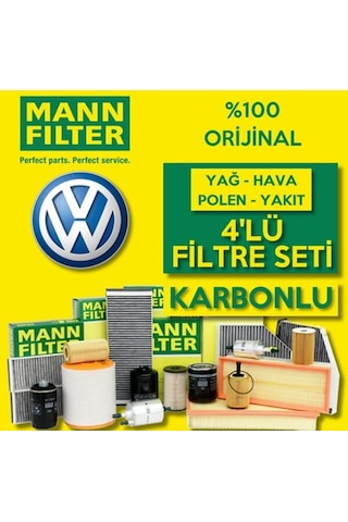 Vw Passat B8 1.6 2.0 Tdi Dizel Mann Filtre Bakım Seti 2015-2020 (495302865)