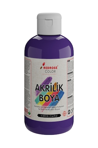 Red Rose Mor Akrilik Boya 250 G