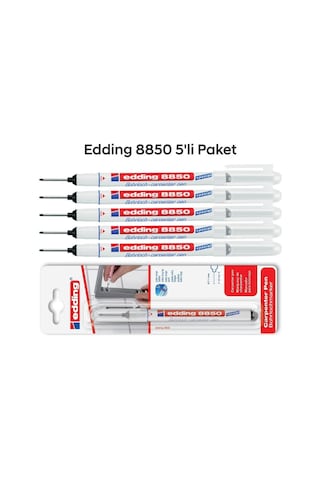 Edding 8850 Montaj İşaretleme Ve Marangoz Kalemi 5'li Paket
