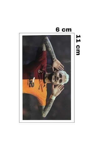 Futbolcu Resimli Kol Bilek Vucut Için Geçici Dövme Çok Renkli