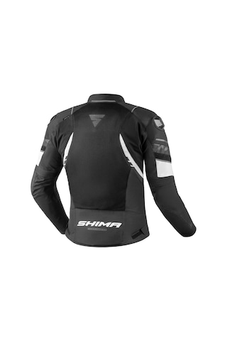 Shima Mesh Pro 2.0 Korumalı Motosiklet Montu Siyah Beyaz