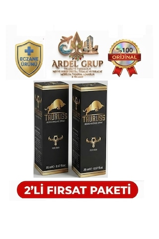 2 Adet Tauruss Tauruss Geçiktirici Spreyi 20 Ml - Eczane Ürünü - Gizli Gönderim