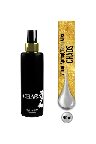 Eda Taşpınar Chaos Body Mist For Men 200 ML
