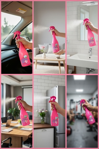 Soft & Sensitive & Spring & Lavanta & Amber & Kavun & Pudra - 400 Ml Air Freshener Neon Koku Seti Çiçeksi