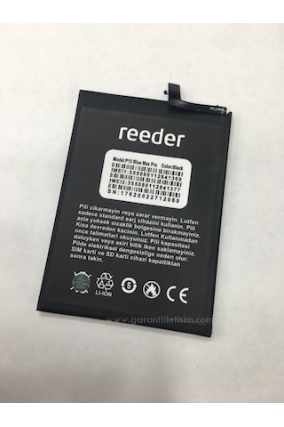 Reeder P13 Blue Max Pro Batarya Reeder P13 Blue Max Pro Batarya