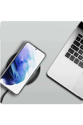 Galaxy S22 Plus Uyumlu Zore Kamera Korumalı Nitro Anti Shock Silikon-renksiz Renksiz