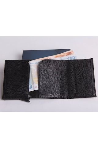 Ozka Leather Collection Kişiye Özel Yeni Trend Mıknatıslı Otomatik Mekanizmalı Cüzdan
