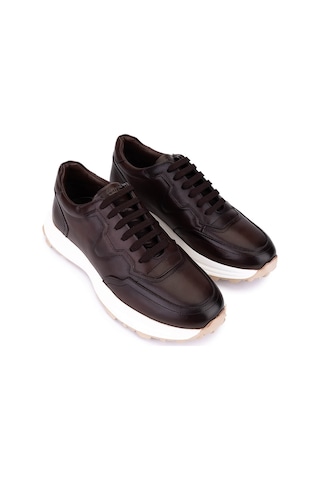 Tamer Tanca Erkek Hakiki Deri Kahverengi Sneakers & Spor Ayakkabı 864 1082 Erk Ayk Sk25-26 Kahve Kahverengi