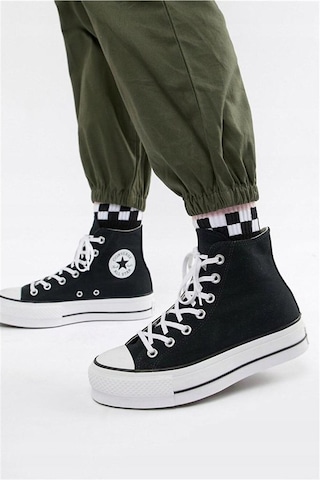 Converse Ctas Lift HI Kadın Günlük Spor Ayakkabı 560845CSIYAH Siyah
