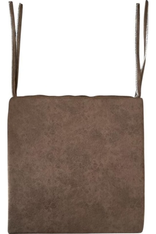 Sandalye Minderi Plastik Koltuk Sandalye Minderi 40x40x5 Kahverengi Mavi