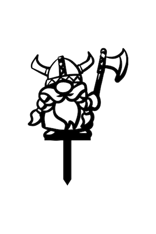 Bahçe Kazığı Demir Üretimi Viking Tasarım Bahçe Süsü
