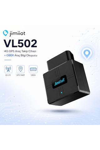 Jimiiot Jimi Iot Vl502 4g Gps Araç Takip Ve Obd Araç Bilgisayarı Canlı Takip, Araç Verileri, Obdıı Tak & Çalıştır