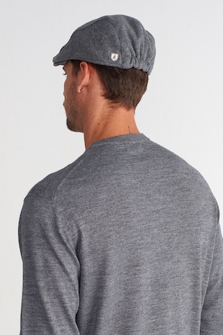 Külah Erkek Yün Flat Cap Kasket Peaky Blinders Şapka - Gri