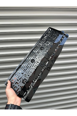 Vipplaka Das Auto Uyumlu Ortası Mat Plakalık