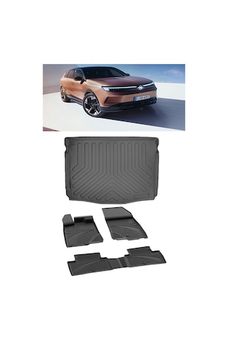 Sahler Opel Grandland Elektrikli 2025 Ve Sonrası 4.5d Paspas 3d Üst Rizline Bagaj Havuzu