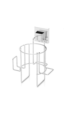 Tekno Tel Ef-262 Krom Saç Kurutma Makinesi Askısı Yapışkanlı/vidalı Deliksiz Fön Tutacağı Krom
