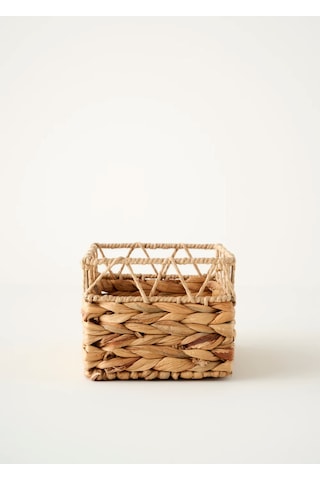 Bella Maison Vesna Dekoratif Sepet Naturel 25x18x14 Cm Ekru