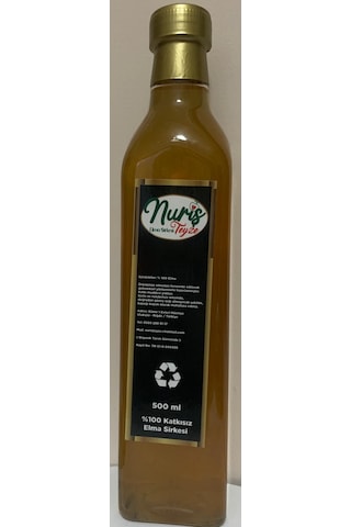Nuriş Teyze Organik Elma Sirkesi 500 ML