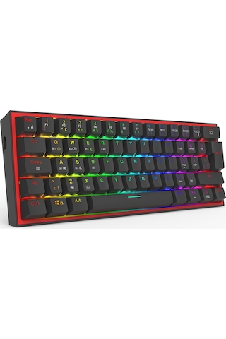 Redragon K616 Fizz Pro Rgb Red Switch 2.4ghz Kablosuz Klavye