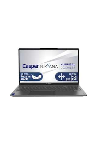 Casper Nirvana X700.1245-8V00T-G-F i5-12450H 8 GB 500 GB NVMe SSD 15.6" W11H Dizüstü Bilgisayar