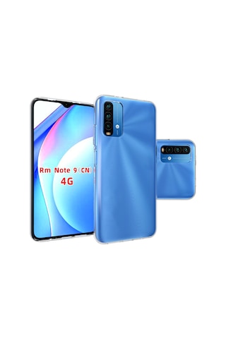 Redmi 9t Kılıf Tchs Süper Silikon Kapak - Renksiz Renksiz