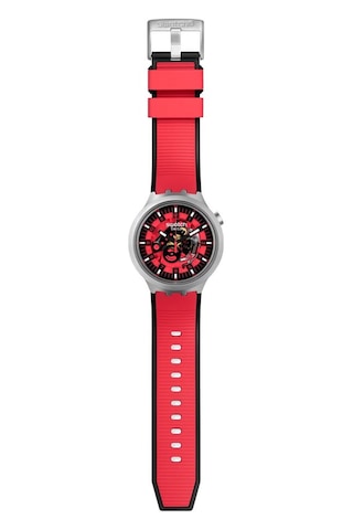 Swatch Sb07s110 Red Juıcy Kadın/erkek Kol Saati Metal