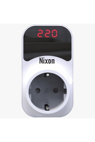 Nixon Premium Serisi 210/280 V 16 Amper Gerilim Ve Volltaj Korumalı 2 Yıl li Dijital Ekranlı Priz