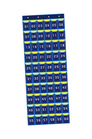 Suntek Sınıf Telefon Tutucu Kılıfı Malzemeleri Saklama 60-ızgara Mavi