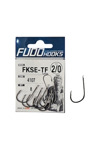 Fudo 4107 No:2/0 Fukase Teflon Olta İğnesi 8 Adet