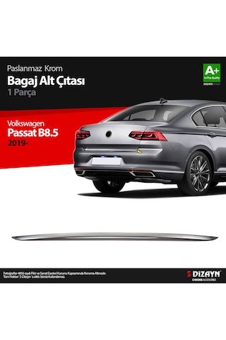 S-Dizayn Vw Passat B8.5 Krom Bagaj Alt Çıtası 2019 Ve Üzeri S-Diz N11.3020