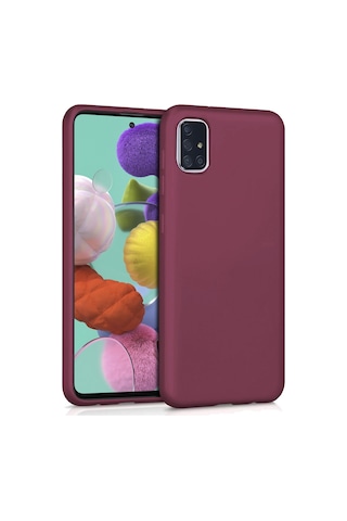 Samsung Uyumlu Galaxy A51 Kilif Ince Esnek Soft Premium Silikon Kapak 407906561