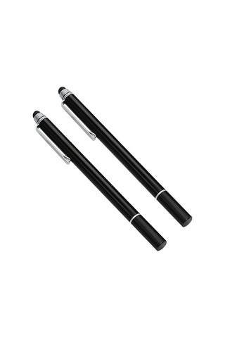 2'li Dokunmatik Stylus Seti Şeffaf Uçlu Kaiyi