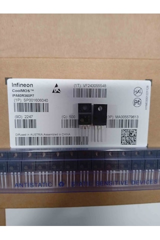 Ipa60r360p7 9a 650v To220f Mosfet Transistör 5 Adet