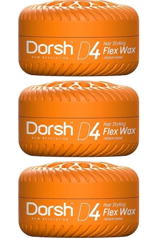 Dorsh Saç Şekillendirici Wax Flex Wax D4 150 Ml 3 Adet
