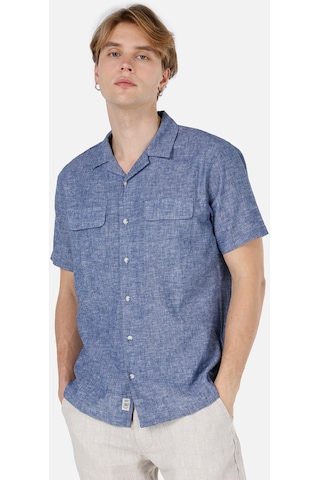 Colin's Colins Normal Kesim Shirt Yaka Cepli Mavi Erkek Kısa Kol Gömlek Cl1068758 Cl1068758 Q1.v1 Inv İndigo