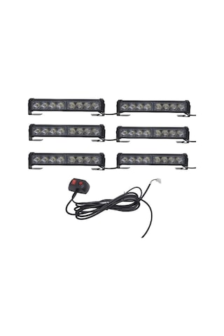6'lı 48 Led Çakar Lamba Sarı-sarı 12-30v / Lapa545-2