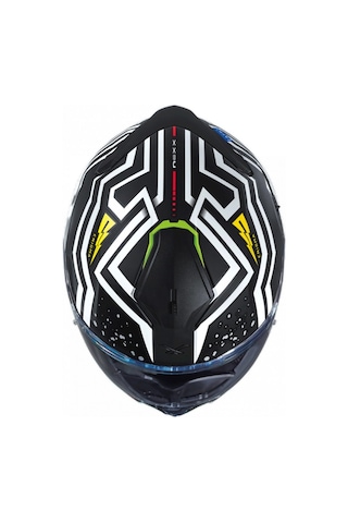 Nexx SX.100 Enigma Kask Beyaz Mat Siyah