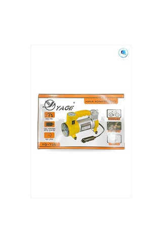 Hava Kompresörü El Fenerli Metal 12v Psı Araç Lastik Şişirme Oto