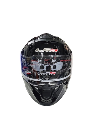 Çene Açılır Kask Ls5 Parlak Siyah L-4594