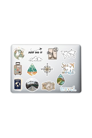Art Sanat Dekoratif Laptop Notebook Tablet Telefon Sticker Set 16