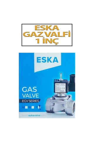 Doğalgaz Gaz Valfi 1 İnç Selonoid Vana