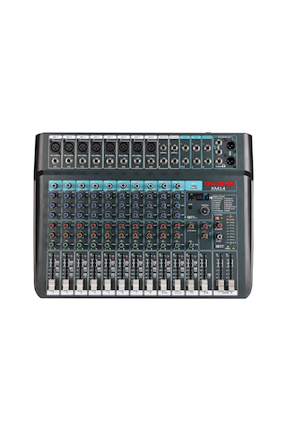 Takstar 12 Kanal Lcd Ekranlı Analog Mixer