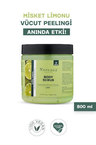 Misket Limon Özlü Body Scrub Peeling 800 Ml