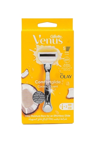 Gillette Venus Comfortglide Olay Kadın Tıraş Makinesi + 2 Yedek Başlık