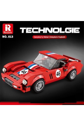 Reobrix Creator 813 Ferrari 250 Gto Spor Araba Yaratıcı Yapı Blok Seti Building Blocks - 320 Parça