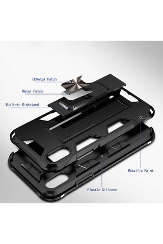Apple Uyumlu iPhone XS Max 6.5 Kılıf Wolverine Armour Case