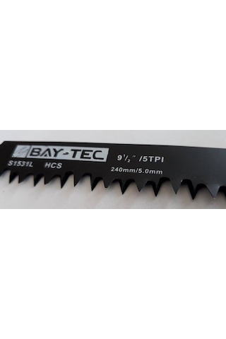 Bay-Tec Ağaç Kemik Tilki Kuyruğu Testere Bıçağı 240 x 5.0 MM 5 Adet