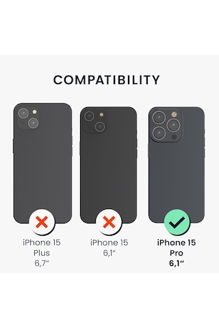 Teknomoda Apple Uyumlu iPhone 15 Pro Kılıf 360 Şeffaf Ön Arka Korumalı Şeffaf Silikon