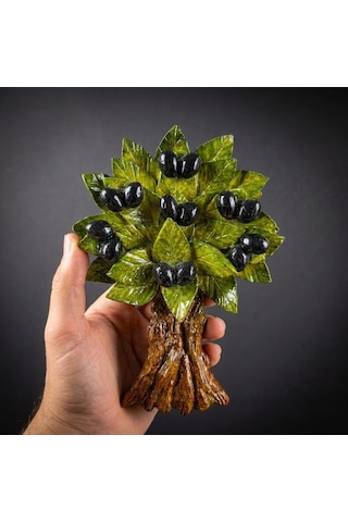 El Yapımı Zeytin Ağacı Duvar Dekoru 14x20 Cm Bereket Temalı Hayat Ağacı Duvar Süsü & Yeni Ev Hediyesi