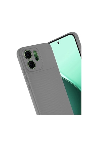 Oppo Reno 14 Auto Focus Karbon Kapak - Gri